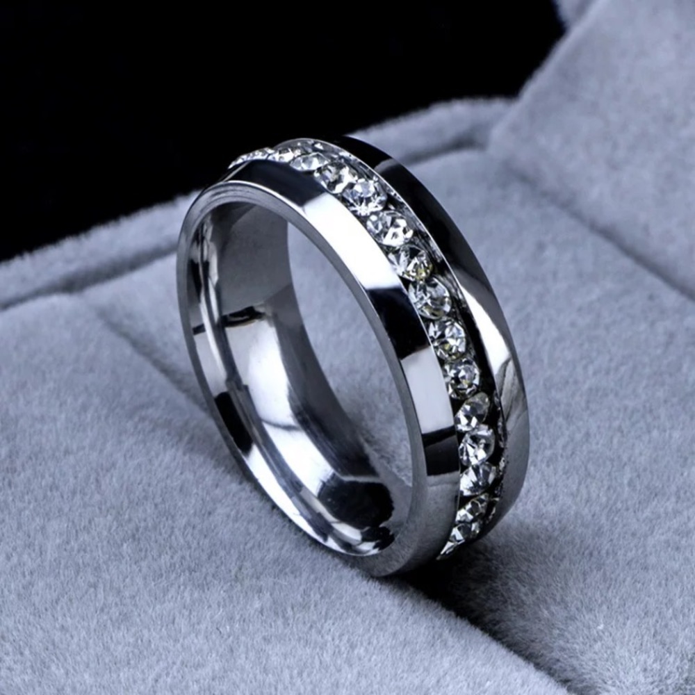 Men/Women Stainless Steel Ring Titanium Band - Picture 3 of 7
